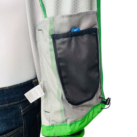 Brooks Running Mens NightLife Infiniti Jacket Green Shelter Technology Size S - Picture 11 of 15